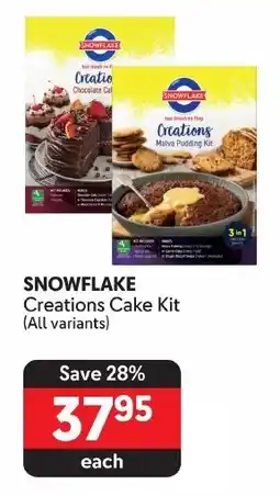 Makro SNOWFLAKE Creations Cake Kit (All variants) offer
