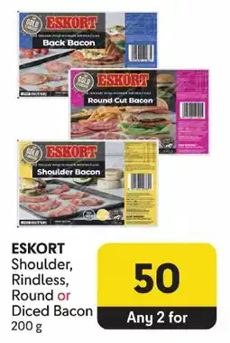 Makro ESKORT Shoulder, Rindless, Round or Diced Bacon offer