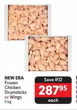 Makro NEW ERA Frozen Chicken Drumsticks or Wings 5 kg offer