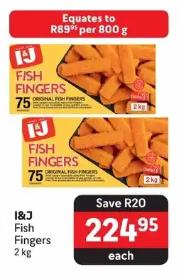 Makro I&J Fish Fingers 2 kg offer