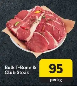 Bulk T-Bone & Club Steak