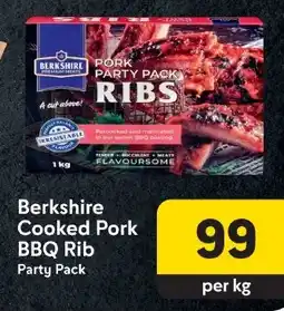 Berkshire Cooked Pork BBQ Rib Party Pack