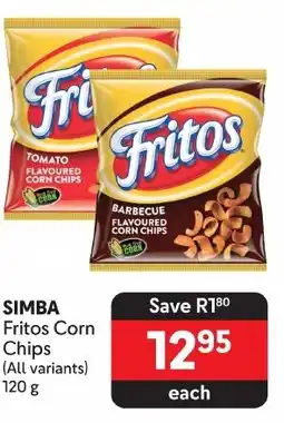 SIMBA Fritos Corn Chips (All variants)