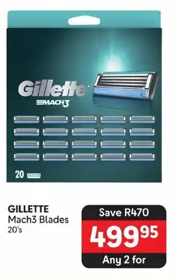 Makro GILLETTE Mach3 Blades offer