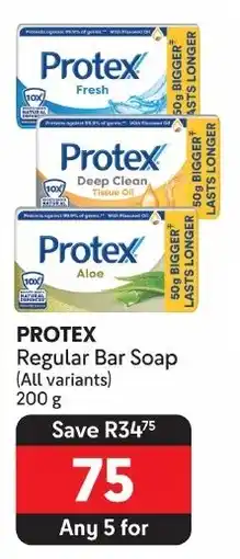 Makro PROTEX Regular Bar Soap (All variants) offer