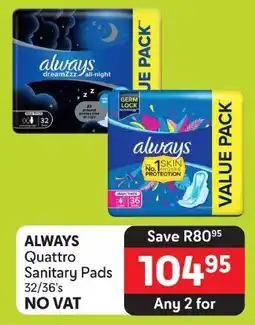 ALWAYS Quattro Sanitary Pads