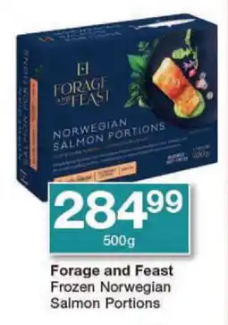 Checkers Forage and Feast Frozen Norwegian Salmon Portions offer