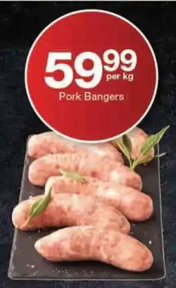 Checkers Pork Bangers offer