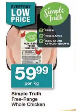 Checkers Simple Truth Free-Range Whole Chicken offer