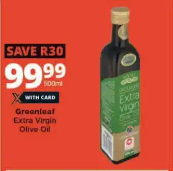 Checkers Greenleaf Extra Virgin Olive Oil offer