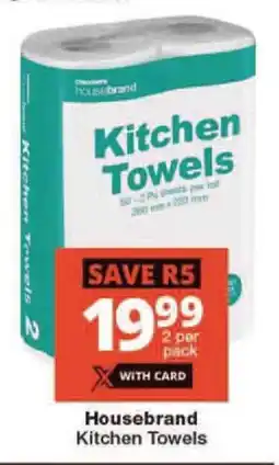 Checkers Housebrand Kitchen Towels offer