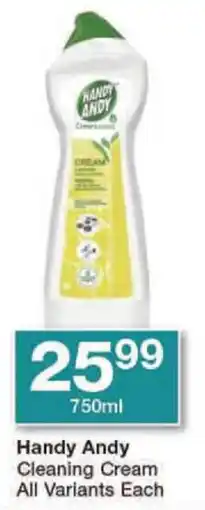 Checkers Handy Andy Cleaning Cream All Variants Each offer