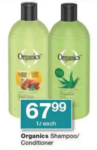 Checkers Organics Shampoo/ Conditioner offer