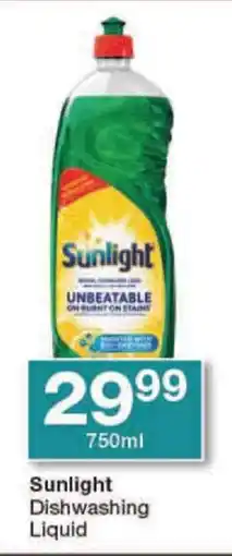Checkers Sunlight Dishwashing Liquid offer