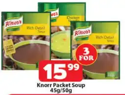Check Save Knorr Packet Soup 45g/50g offer