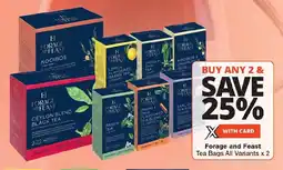 Forage and Feast Tea Bags All Variants x 2