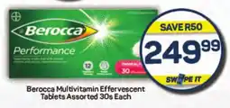 Pick n Pay Berocca Multivitamin Effervescent Tablets Assorted 30s Each offer