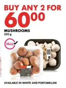 Woolworths MUSHROOMS 250g offer