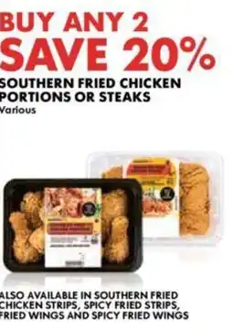 Woolworths SOUTHERN FRIED CHICKEN PORTIONS OR STEAKS offer