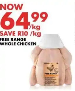 Woolworths FREE RANGE WHOLE CHICKEN offer