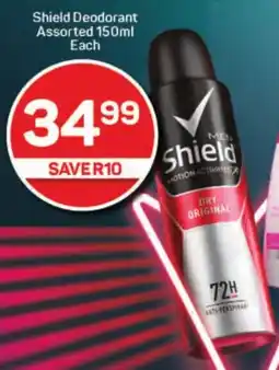 Pick n Pay Shield Deodorant Assorted 150ml Each offer