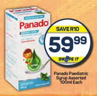 Pick n Pay Panado Paediatric Syrup Assorted 100ml Each offer