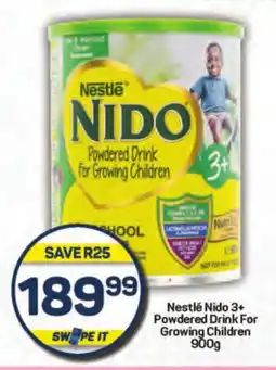 Pick n Pay Nestlé Nido 3+ Powdered Drink For Growing Children 900g offer