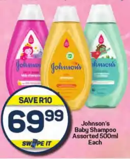 Pick n Pay Johnson's Baby Shampoo Assorted 500ml Each offer