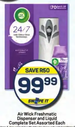 Pick n Pay Air Wick Freshmatic Dispenser and Liquid Complete Set Assorted Each offer