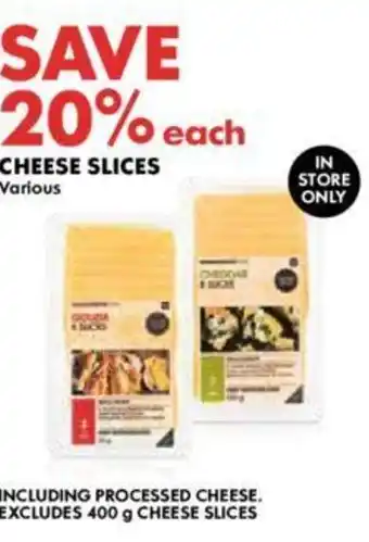 Woolworths CHEESE SLICES offer