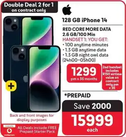 Makro 128 GB iPhone 14 offer
