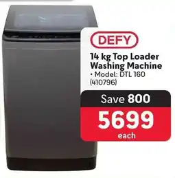 Makro DEFY 14 kg Top Loader Washing Machine offer