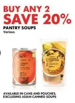 Woolworths PANTRY SOUPS offer