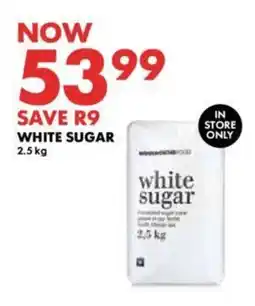 Woolworths WHITE SUGAR 2.5 kg offer