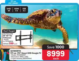 SKYWORTH 177 cm (70") Smart UHD Google TV