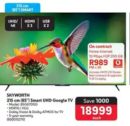 Makro SKYWORTH 215 cm (85") Smart UHD Google TV offer