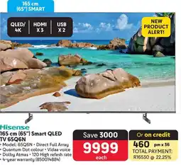 Makro Hisense 165 cm (65") Smart QLED TV 65Q6N offer