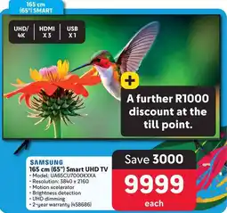 Makro SAMSUNG 165 cm (65") Smart UHD TV offer