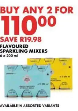 Woolworths FLAVOURED SPARKLING MIXERS offer
