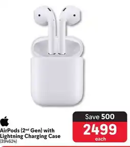 Makro AirPods (2nd Gen) with Lightning Charging Case offer