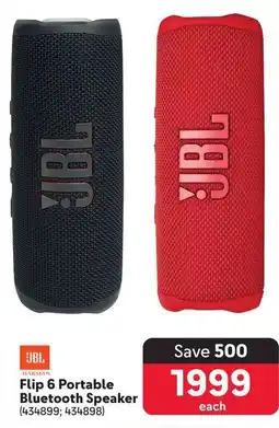 Makro JBL Flip 6 Portable Bluetooth Speaker offer