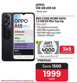Makro OPPO 128GB A18 4G offer