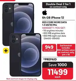 Makro 64 GB iPhone 12 offer