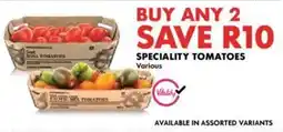 Woolworths SPECIALITY TOMATOES offer