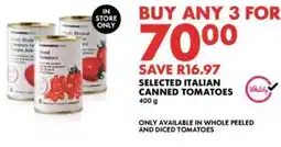 Woolworths SELECTED ITALIAN CANNED TOMATOES 400 g offer