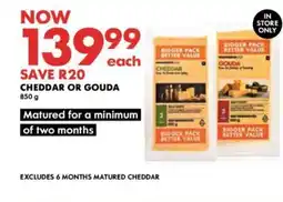 Woolworths CHEDDAR OR GOUDA offer