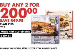 Woolworths PLATE PIES offer