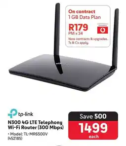 N300 4G LTE Telephony Wi-Fi Router (300 Mbps)