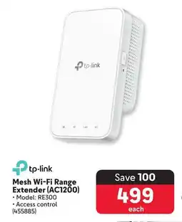 Mesh Wi-Fi Range Extender (AC1200)