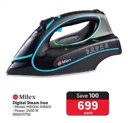 Makro Milex Digital Steam Iron offer